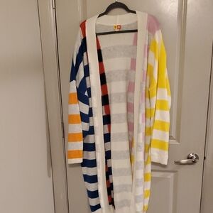 LEGO Colorful Striped Open Cardigan